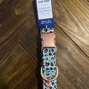 🐆 Top paw dog collar. Cheetah print. Size: Large 🐆